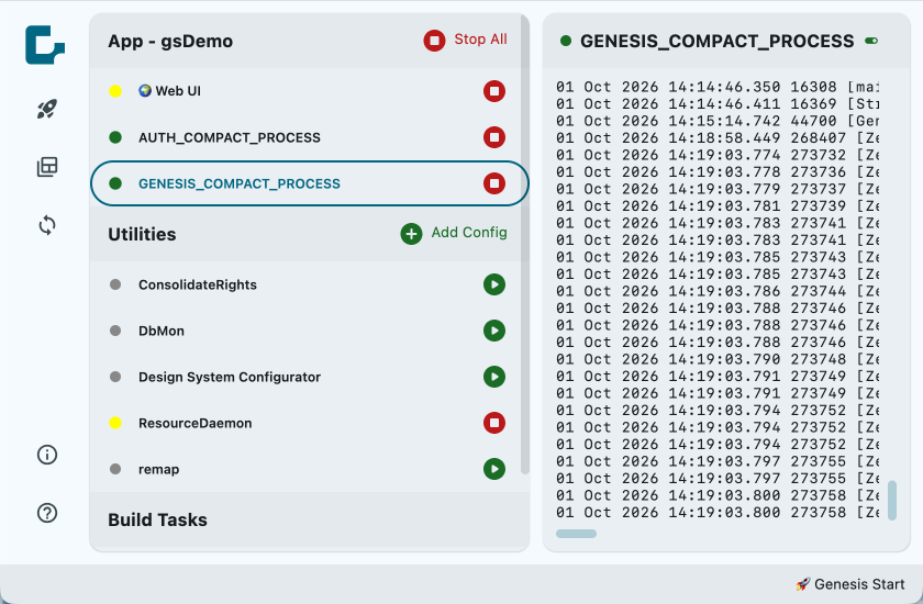 Genesis Start Full Application