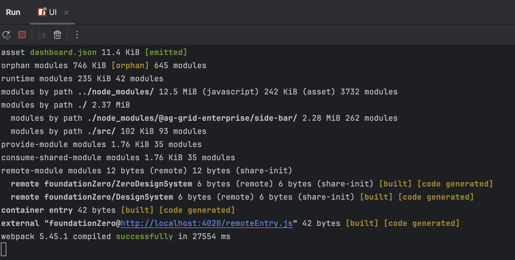 NPM Run Config